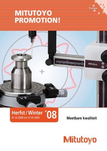 mitutoyo promotion! - Van Mierlo Technische Handelsonderneming BV