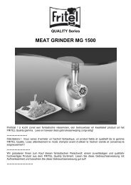 MEAT GRINDER MG 1500 - Fritel