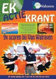 actie krant - Van Walraven
