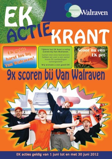 actie krant - Van Walraven