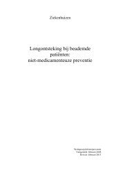 Longontsteking bij beademde patiënten - VAP