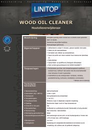 WOOD OIL CLEANER - LINITOP