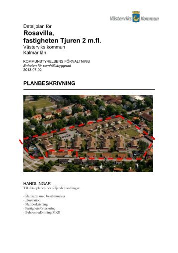 Plan - Västerviks kommun