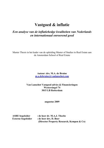 Vastgoed & inflatie - Vastgoedkennis