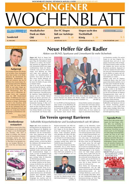 16 mai 2012 singener wochenblatt