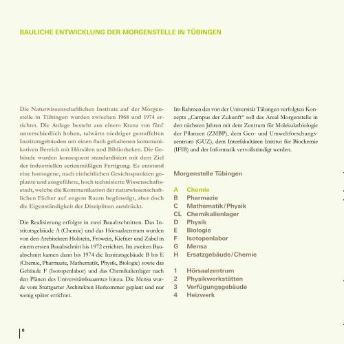 Naturwissenschaftliche Institute, Gebäude A, Grundsanierung (pdf