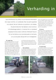 Verharding in harmonie met de natuur - VBW-Asfalt