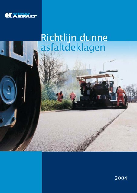 Richtlijn dunne asfaltdeklagen - VBW-Asfalt