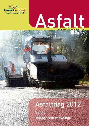 Asfaltdag 2012 - VBW-Asfalt