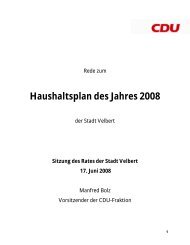 CDU - Stadt Velbert