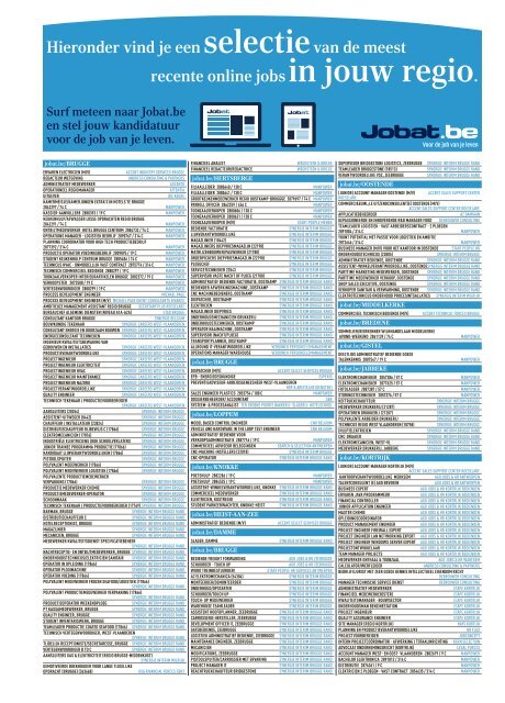 Editie West-Vlaanderen - Jobat