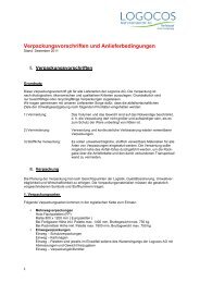 Download Verpackungsvorschriften und Anlieferbedingungen