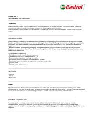 Power RS 2T - Castrol - PDS & MSDS Search