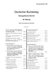 Deutscher Bundestag - Stenografischer Bericht - 40 ... - wir in der BA