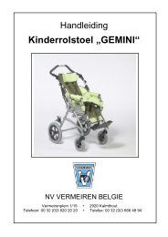 Kinderrolstoel „GEMINI“ - Vermeiren