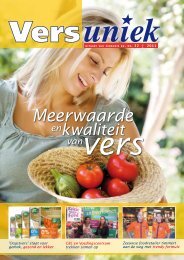 meerwaarde van vers - Versunie