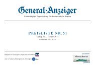 PREISLISTE NR.51 - General-Anzeiger  Bonn