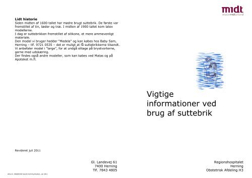 Vigtige informationer ved brug af suttebrik