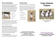Puppy Wellness Program - College of Veterinary Medicine - Kansas ...