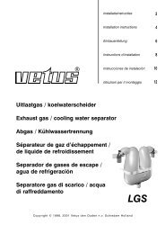 Uitlaatgas / koelwaterscheider Exhaust gas / cooling water ... - Vetus