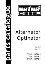 Alternator Optinator - Vetus