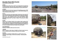 Boulder Rock Mini Guide