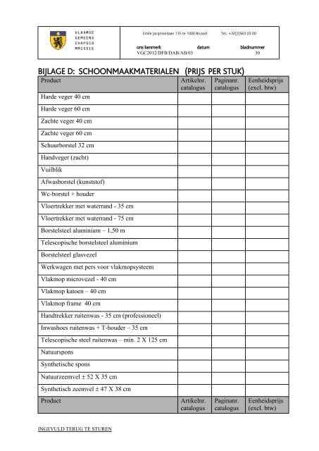 BIJLAGE - Vlaamse Gemeenschapscommissie