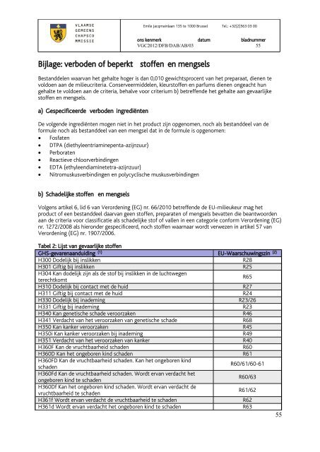 BIJLAGE - Vlaamse Gemeenschapscommissie