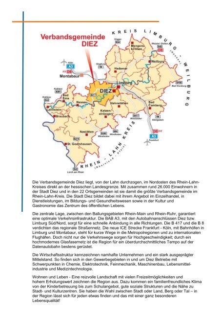 Industrie- und Gewerbegebiet Diez - Verbandsgemeinde Diez