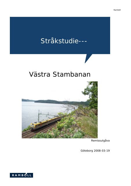 PM och Rapport med framsida - Västra Götalandsregionen
