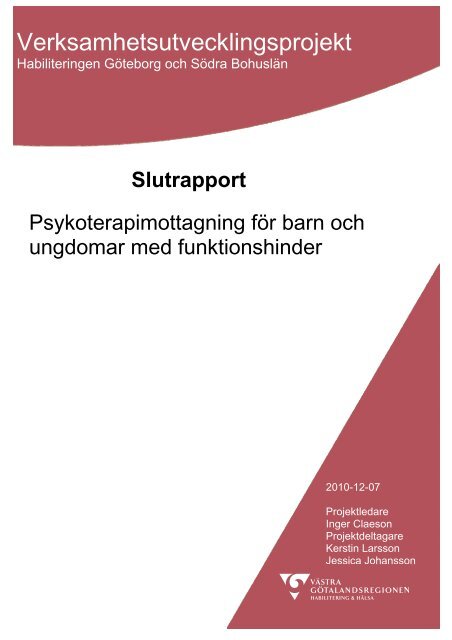 Psykoterapimottagning för barn och ungdomar med ...