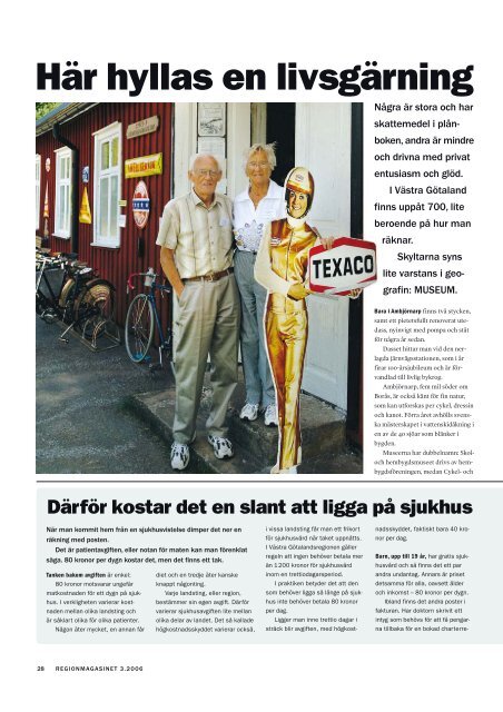 Regionmagasinet nr 3/2006 - Västra Götalandsregionen