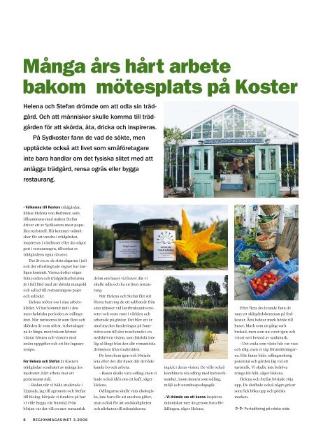 Regionmagasinet nr 3/2006 - Västra Götalandsregionen