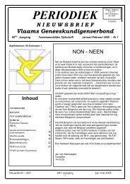 Nieuwsbrief januari-februari 2005 [pdf] - Vlaams Geneeskundigen ...