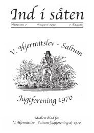 Medlemsblad - Vester Hjermitslev-Saltum Jagtforening