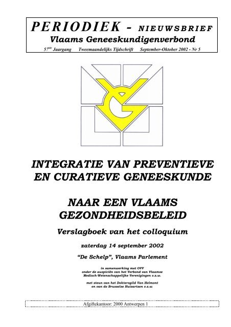 Integratie van preventieve en curatieve geneeskunde [pdf] - Vlaams ...