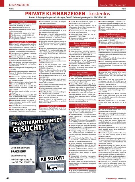 Download gesamte Ausgabe (PDF, 11654 kb) - Regensburger ...