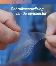 Gebruiksaanwijzing van de pijnpleister - Mijn Apothekersadvies