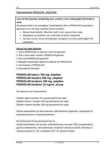 Patiëntenbijsluiter - Janssen-Cilag EMEA