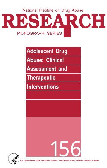 Adolescent Drug Abuse: Clinical Assessment and Therapeutic ...