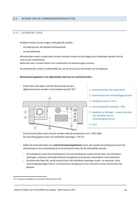 Algemene Regels voor GasInstallaties op aardgas - Vinçotte