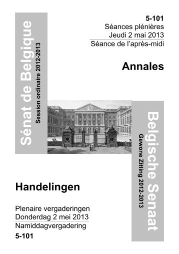 Handelingen (PDF) - Senaat