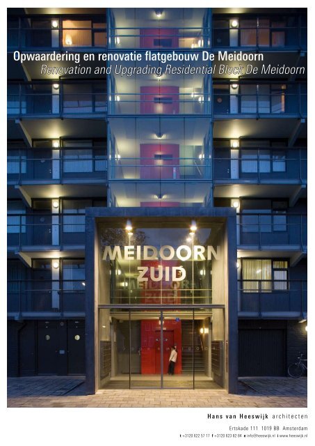 Opwaardering en renovatie flatgebouw De Meidoorn Renovation ...