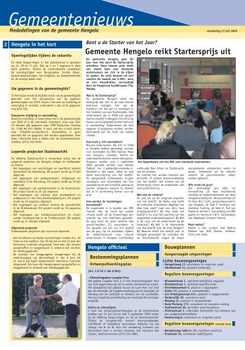 hengger week 30.indd - Gemeente Hengelo