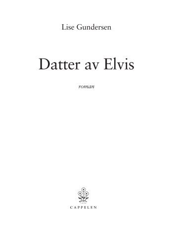 Datter av Elvis - Cappelen Damm