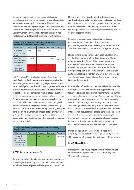 Verkenning Maatschappelijke Kosten en Baten - Sport Knowhow XL