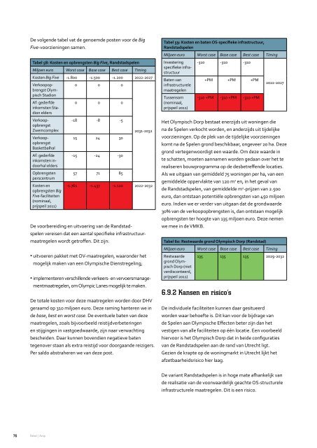 Verkenning Maatschappelijke Kosten en Baten - Sport Knowhow XL