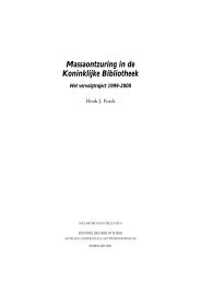 massaontzuring in de koninklijke bibliotheek - Metamorfoze