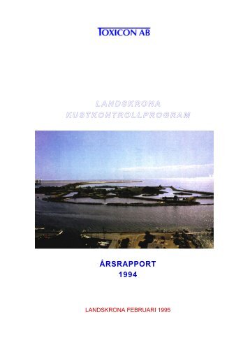 Landskrona kommuns kustkontroll 1994