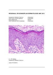 Regionaal opleidingsplan AMC - Huidziekten.nl